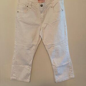 Levi's Capri Jeans Women's Sz 6 White Misses Stretch